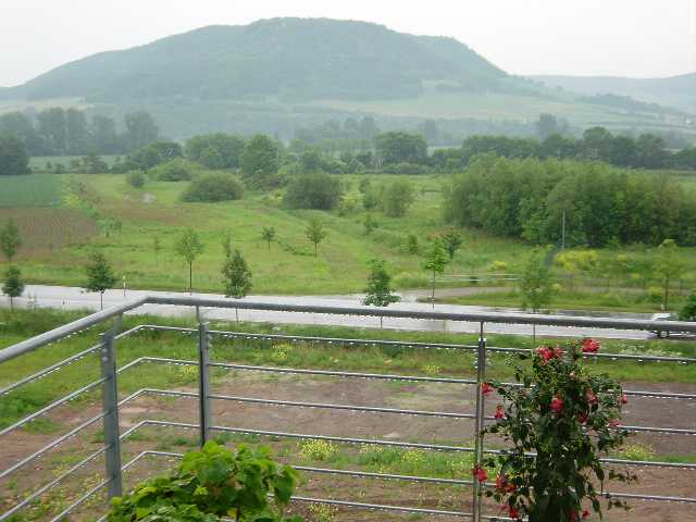 Blick vom Balkon