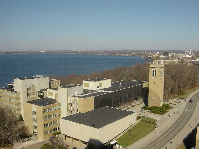 Blick ber Lake Mendota